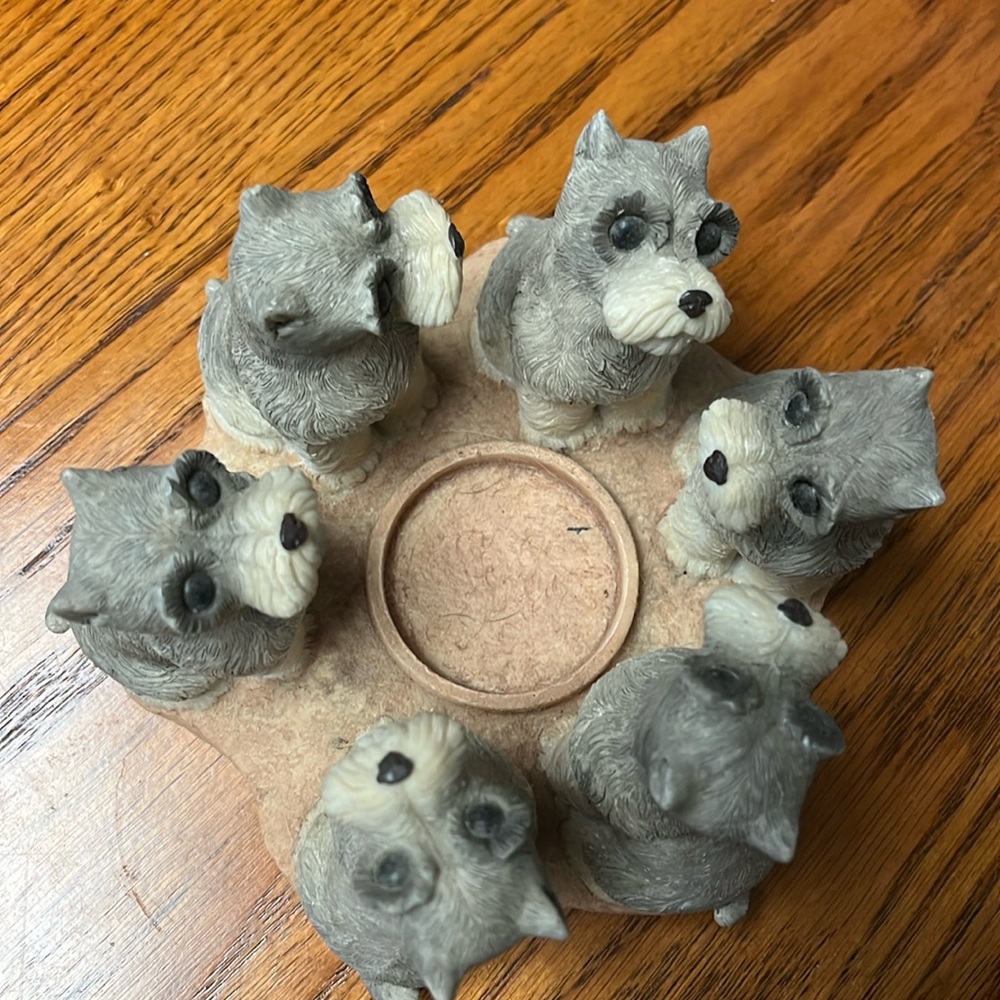Decorative animal lover candle holder